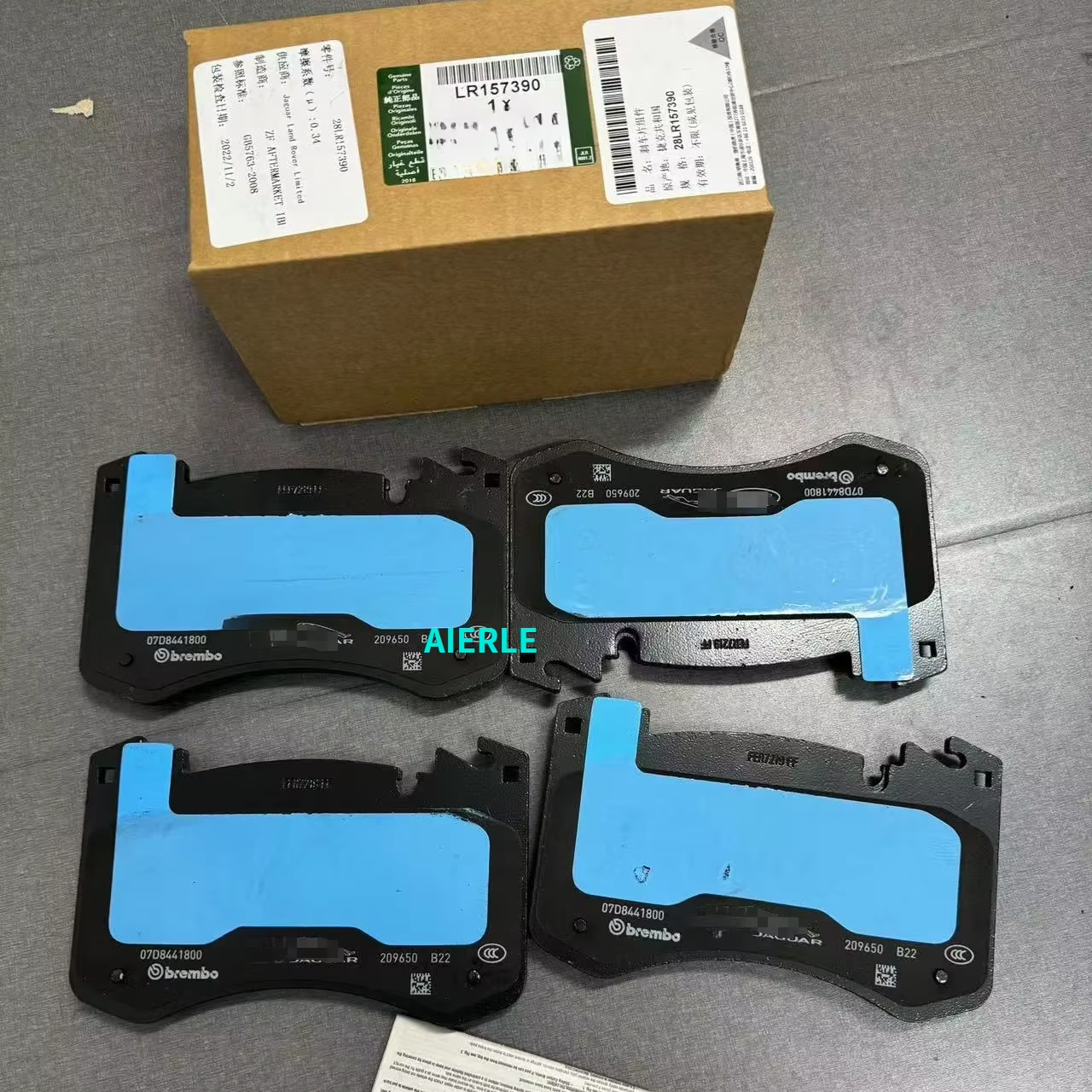 LR157390 LR157389 LR180976 Front Brake Pad for Land Rover Range Rover Sport Vogue Auto Parts